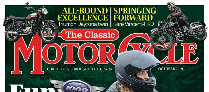 The Classic Motorcycle magazine cover.