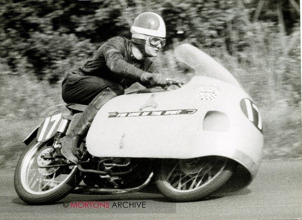 Oulton Park August 1957 Mike Hailwood.